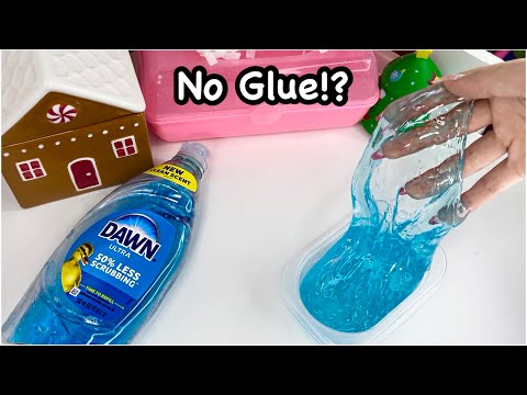 Dish Soap Slime!? 🧼🫧 How To Make No Glue Dish Soap Slime!!