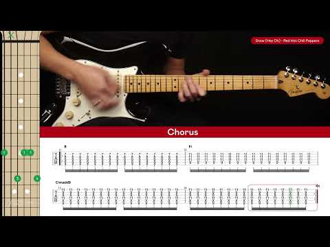 Snow (Hey Oh) Guitar Cover Red Hot Chili Peppers 🎸|Tabs + Chords|