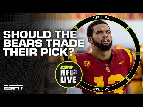 The Bears should LISTEN to calls for Caleb Williams! + Drake Maye OVER Jayden Daniels?  | NFL Live video clip