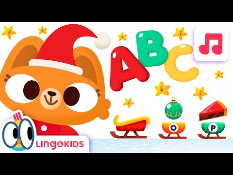 ABC SLEIGH SONG 🛷 A is for Acorn B is for Bell 🎶 Lingokids ABC Song