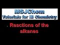 Substitution Reactions of Alkanes