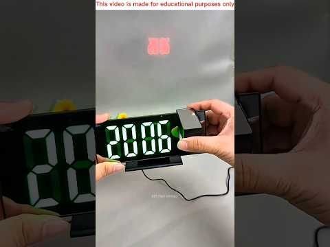 অবিশ্বাস্য Projection Alarm Clock ⏰ দেয়ালেই সময় দেখুন #coolgadgets #projectionclock #clock