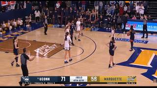 UCONN #1 Women's Basketball get another win over Marquette 71-56