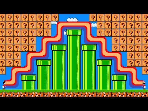 Super Mario Bros., but Mario Keeps Getting LONGER...