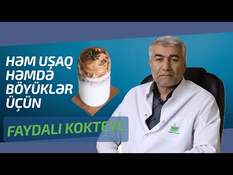 Həm uşaq, həmdə böyüklər üçün faydalı kokteyl | Fizuli Hüseynov