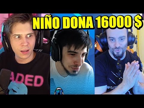 Hablo con el "padre" del niño que donó 16000$ a Rubius, Alexby, Vicio (yo) y más streamers