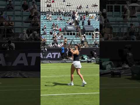 First win in Berlin 💚 Karolina Muchova races past Zhang! #wta #tennis #berlin