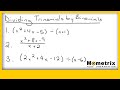 Long Division of Polynomials