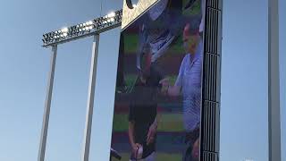 KC Royals Alex Gordon Day! Ceremonial First pitch from Left Field.