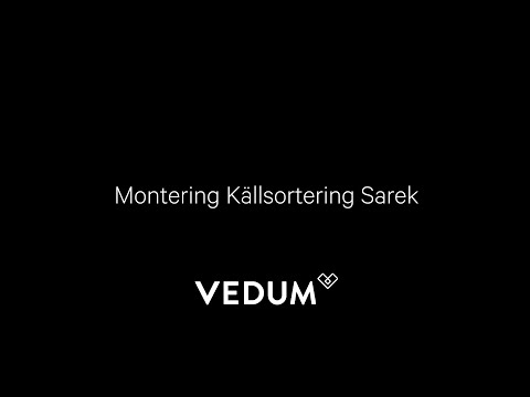 Vedum Kök & Bad - Montering källsortering Sarek