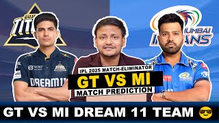 MUMBAI VS GUJARAT MATCH PREDICTION 🔥 || MI VS GT DREAM 11 TEAM 😎 || RAHUL RAJPUT