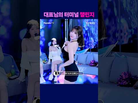 대표님의 터미널 챌린지 #엑셀방송 #여캠 #하이브 #채시안 #대표님