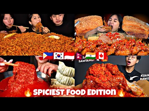 INTERNATIONAL SPICY MUKBANG COMPILATION!🌶️🥵🔥🔥