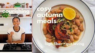 What I Eat in a Day | Cosy, Warm Nourishing Whole Food Meals & Prep for Autumn 🍂