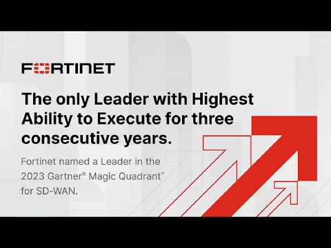Fortinet Recognized as a Leader in the 2023 Gartner® Magic Quadrant™ for SD-WAN | Fortinet