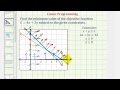 Linear Programming Concepts and Applications