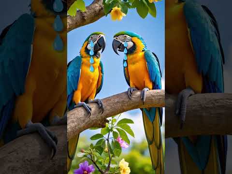 Parrot and Snake #forkids #YouTube#Most Viral Short #Shorts#ViralShorts#cow #Kahani#ai #Aistory