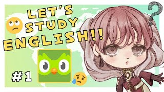 🤍🔖【お勉強配信】イチから始める英語のお勉強! #1【Vtuber_cerise】