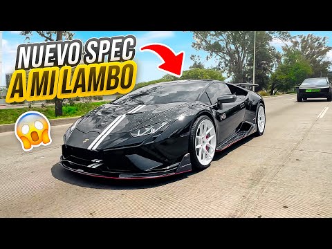 NUEVO FRENTE A MI LAMBORGHINI Y LE HICE VARIOS CAMBIOS 😱 | ManuelRivera11