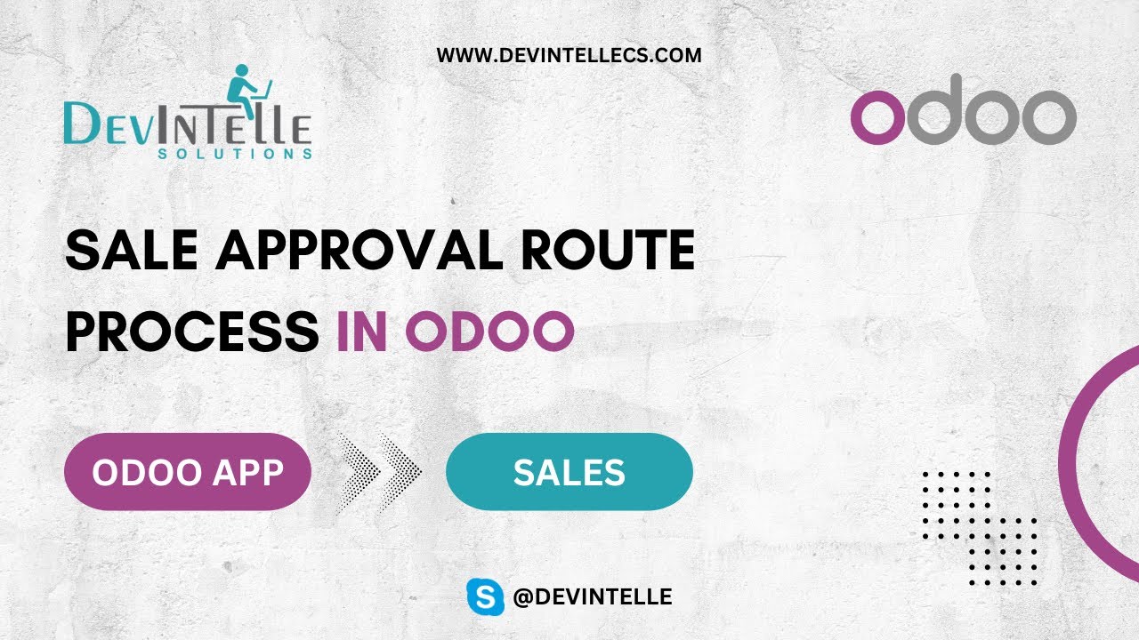 Sale Approval Route process  in Odoo | Sales Approval Routes | 17.09.2023

Sale Approval Route process in Odoo | Sales Approval Routes Optimize your sales approval process with Odoo's Sale Approval ...