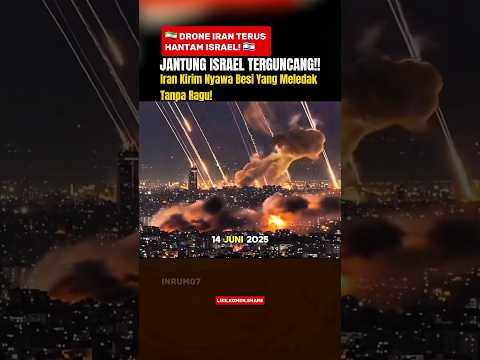 Jantung Israel Disayat! Drone Iran Tak Kenal Ampun