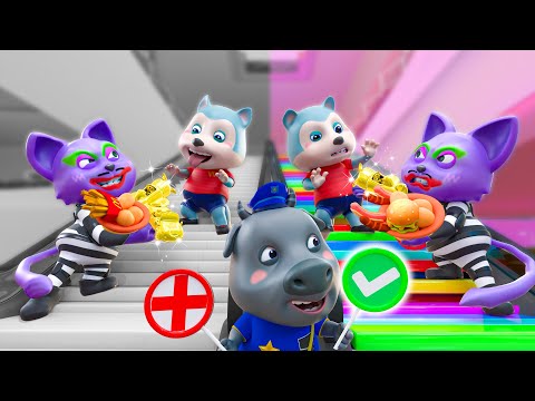 Baby, Be Careful Bad Catnap! Baby Shopping Safety Rules - Useful Song for Kids | Wolfoo Kids Songs