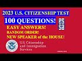 Civics Questions for the U.S. Citizenship Test