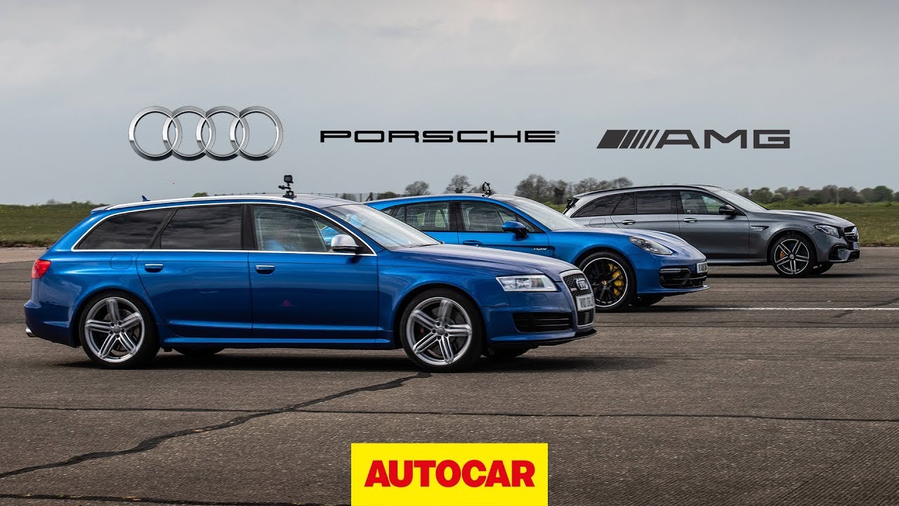Drag Race: Tuned V10 Audi RS6 vs AMG E63 S vs Porsche Panamera Turbo - Autocar