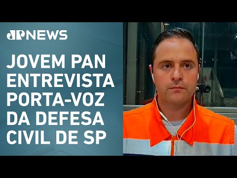 Capitão Roberto Farina fala sobre alerta para alagamentos em São Paulo por causa dos temporais