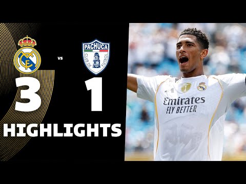 REAL MADRID vs PACHUCA (3-1) | RESUMEN y GOLES DEL PARTIDOS | Mundial de Clubes 2025