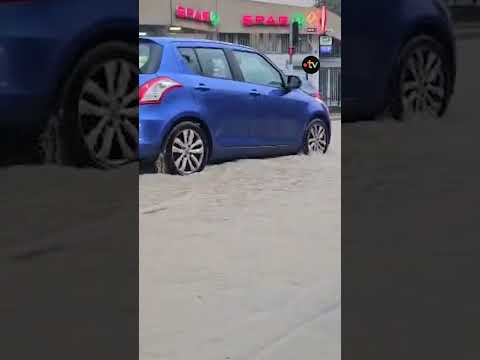 Gros orage à Grasse dans les Alpes-Maritimes