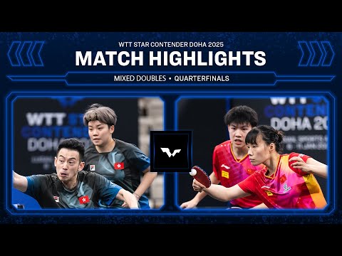 Wong/Doo vs Huang/Shi | XD QF | WTT Star Contender Doha 2025