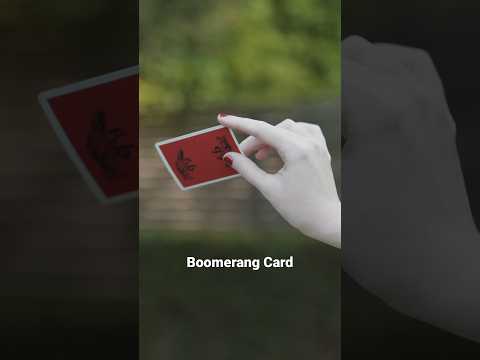 Boomerang Card #magic #cardistry