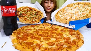 【大食い】ドミノピザのLサイズ3枚🍕🍕
