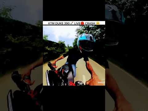 KTM duke 390 💔😭 LIVE CRASH HOGAYA 😨 // KTM duke 390 🚀🚀🚀 // #shrots