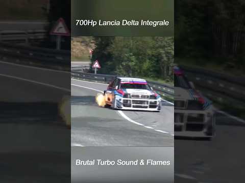 700Hp Lancia Delta Integrale || Brutal Turbo Sound #hillclimbmonster