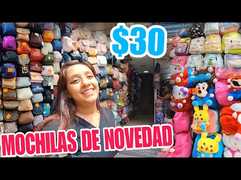 Mochilas desde $30 EN CDMX: PRECIOS MEGA LOCOS, Aquí Se SURTEN LOS DEL CARMEN, Bolsos Súper Baratos
