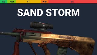 AUG Sand Storm Wear Preview