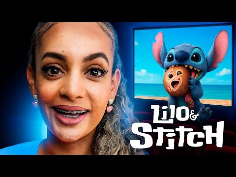 ASSISTIMOS LILO E STITCH NO CINEMA E ME SURPREENDI 😱😱
