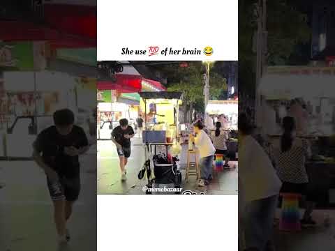 She use ๐ฏ% of her brain ๐๐ฟ | New business idea unlock #memes #shorts