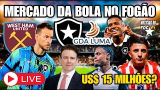 🚨US$ 15 MILHÕES NOS COFRES DO FOGÃO? NEGOCIAÇÕES POR NELSON PALÁCIO AVANÇAM! NETO PERTO DE SAIR!
