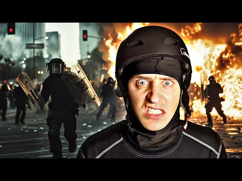 Surviving the Los Angeles ICE Riots (BRUTAL Footage)