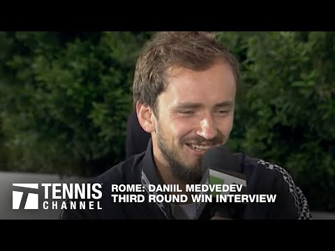 Daniil Medvedev Shares Post Tennis F1 Career Plans | 2023 Rome Third Round Win