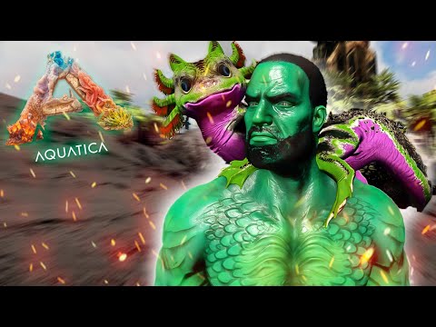 ARK AQUATICA #1 - O Início! MUDOU TUDO! Domei um MudPuppy!