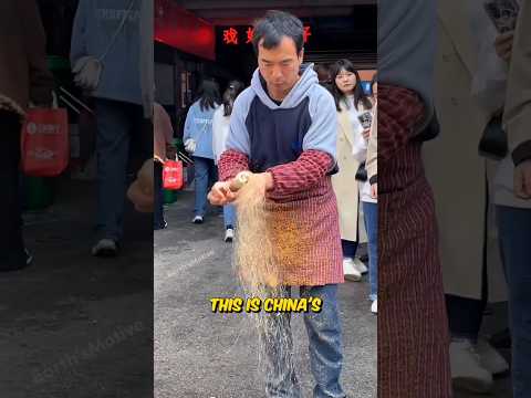 China's street food worker makes sweet candy haws in seconds 😳!!!