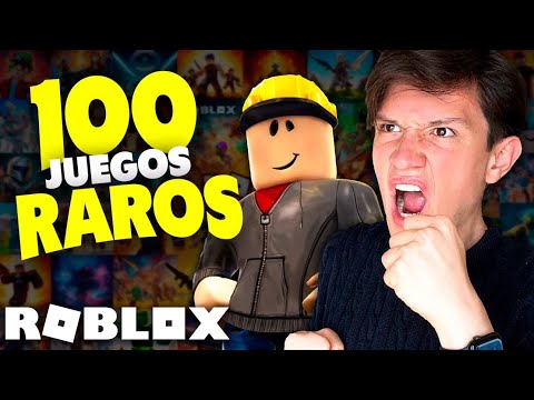 Probé Los 100 JUEGOS MÁS RAROS DE ROBLOX ? *parte 2*