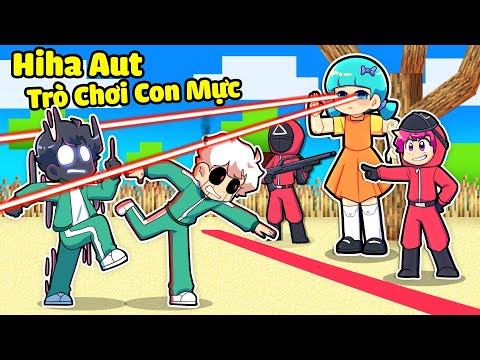 HIHA VÀ YUMMIE TỔ CHỨC TRÒ CHƠI CON MỰC TẠI LÀNG HIHA AUT TRONG MINECRAFT*HIHA AUT SQUIDGAME 🤣