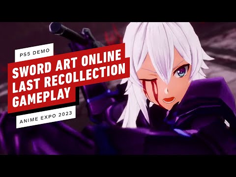 Sword Art Online Last Recollection PS5 Demo Gameplay - Anime Expo 2023