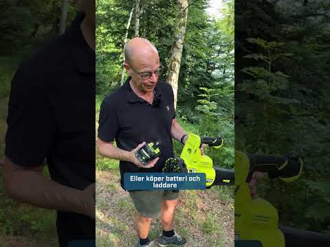 🍃 Passa på – RYOBI lövblås 18V ONE+ för endast 999 kr! (ord. 1 599 kr) #verktygsboden #ryobi