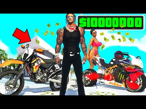 ¡USAMOS! LAS MOTOS KTM PARA CAPTURAR AL HOMBRE MAS TEMIDO EN GTA5